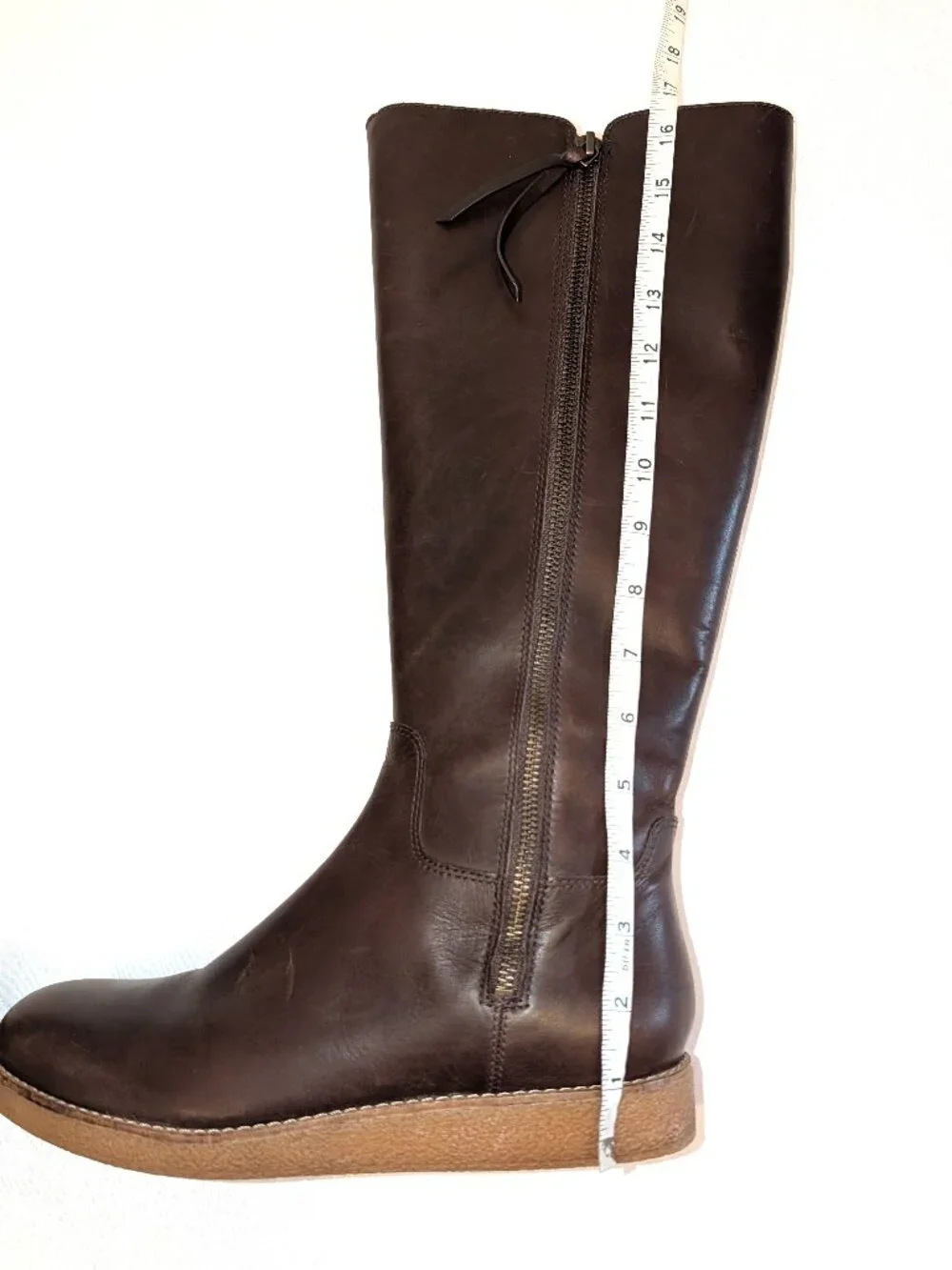 Cole Haan | Brown Waterproof Leather Knee High Boots Auden Faux Sherpa Lined 9B